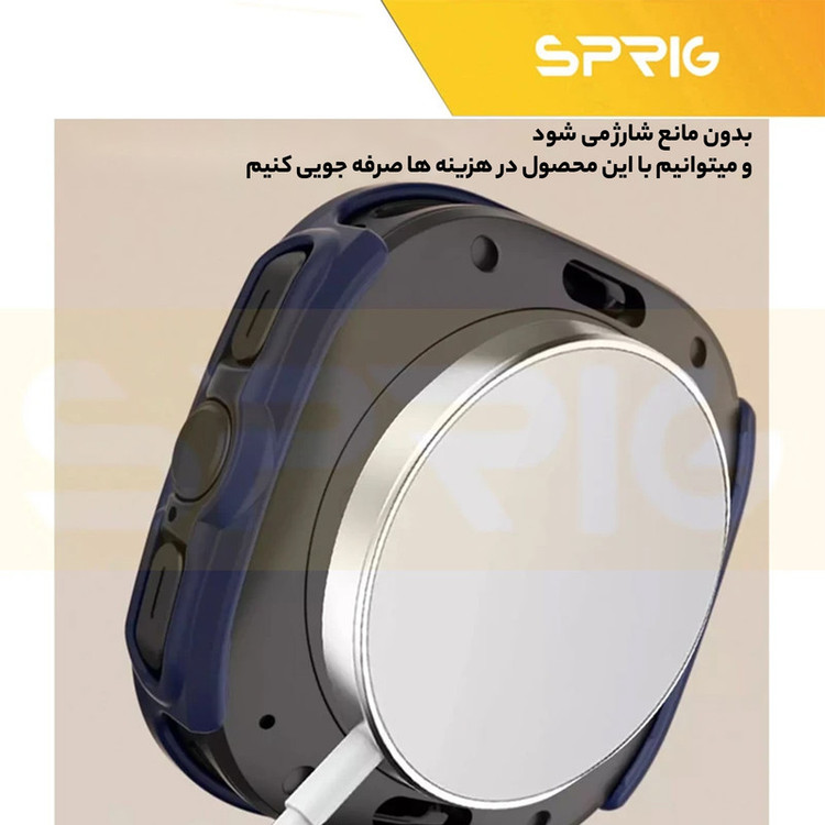 کاور اسپریگ مدل SPG-NGL مناسب برای ساعت هوشمند سامسونگ Galaxy Watch Ultra 47mm