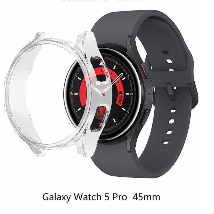 کاور مدل Tempered مناسب برای ساعت هوشمند سامسونگ Galaxy Watch 5 pro 45mm