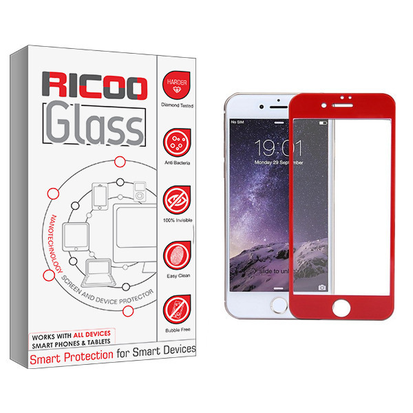 محافظ صفحه نمایش ریکوو مدل +HD مناسب برای گوشی موبایل اپل iphone 6/7/8