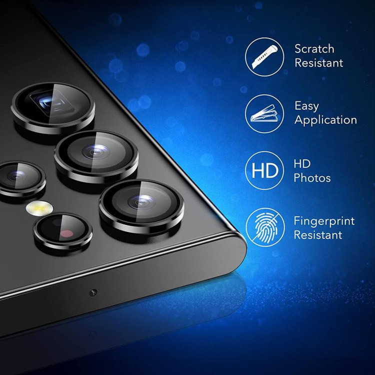 محافظ لنز دوربین مدل BTI مناسب برای گوشی موبایل سامسونگ Galaxy S22 Ultra