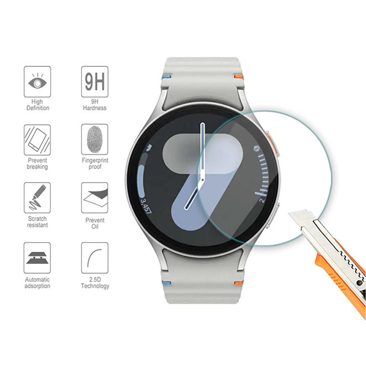 کاور هاپلایت مدل PC Bumper HL مناسب برای ساعت هوشمند سامسونگ Galaxy Watch 7 44mm به همراه محافظ صفحه نمایش