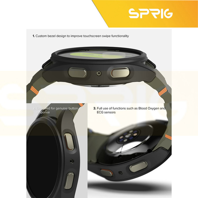 کاور اسپریگ مدل SPG-NGL مناسب برای ساعت هوشمند سامسونگ Galaxy Watch 7 40mm