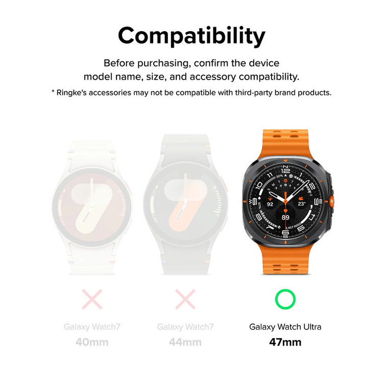 محافظ صفحه نمایش شیشه ای بادیگارد مدل GW مناسب برای ساعت هوشمند سامسونگ Galaxy Watch Ultra