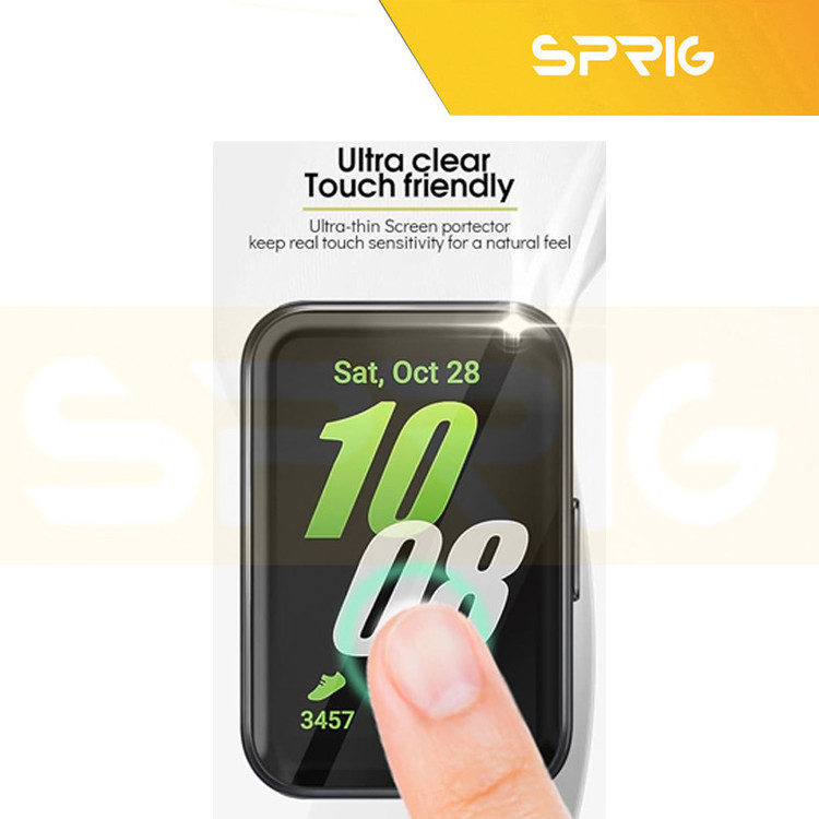 محافظ صفحه نمایش اسپریگ مدل Pmma-SPG مناسب برای ساعت هوشمند سامسونگ Galaxy Watch Fit3