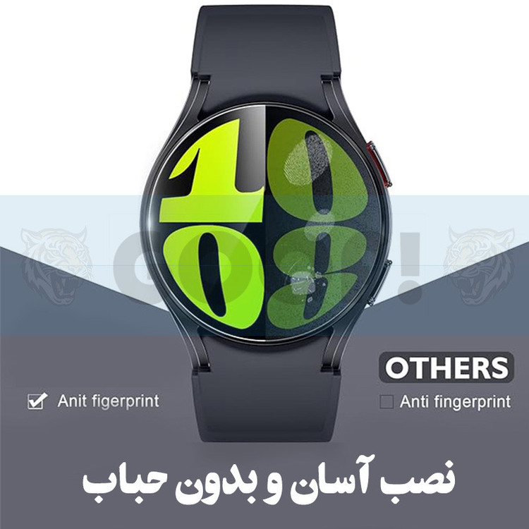 محافظ صفحه نمایش گوف مدل Glassy-G مناسب برای ساعت هوشمند سامسونگ Galaxy Watch 4 classic 46mm