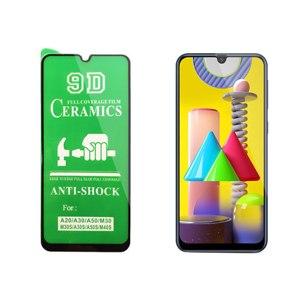 محافظ صفحه نمایش سرامیکی گریفین مدل FLCRG GN mo مناسب برای گوشی موبایل سامسونگ Galaxy M31
