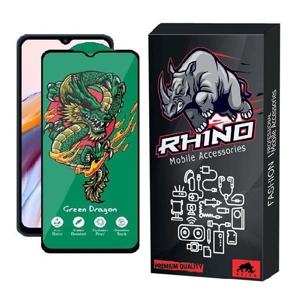محافظ صفحه نمایش راینو مدل Green Dragon مناسب برای گوشی موبایل شیائومی POCO F6