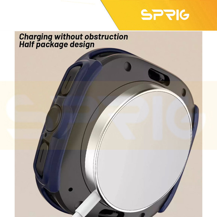کاور اسپریگ مدل SPG Case مناسب برای ساعت هوشمند سامسونگ Galaxy Watch Ultra 47mm به همراه محافظ صفحه نمایش