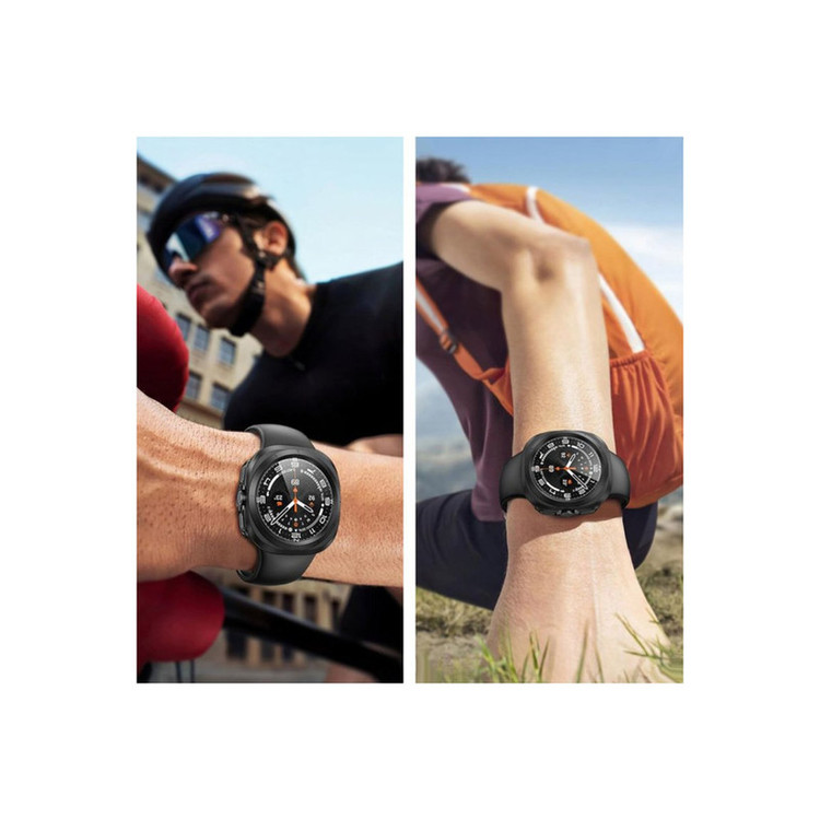 کاور اسپریگ مدل SPG Case مناسب برای ساعت هوشمند سامسونگ Galaxy Watch Ultra 47mm به همراه محافظ صفحه نمایش