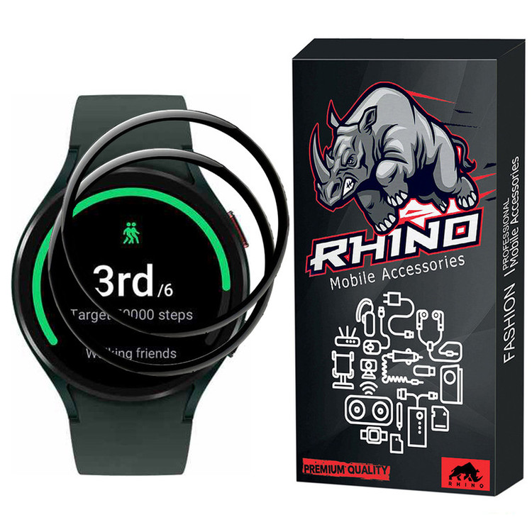 محافظ صفحه نمایش راینو مدل R-PMMA مناسب برای مچ بند هوشمند سامسونگ GALAXY Watch 4 40mm بسته 2 عددی