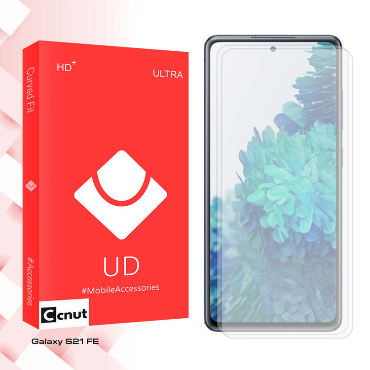 محافظ صفحه نمایش شیشه ای کوکونات مدل UD Ultra مناسب برای گوشی موبایل سامسونگ Galaxy S21 FE بسته دو عددی