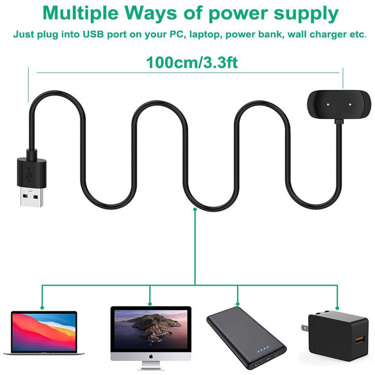 کابل شارژ مغناطیسی مدل APU-001 مناسب برای ساعت هوشمند شیائومی Amazfit BIP U PRO
