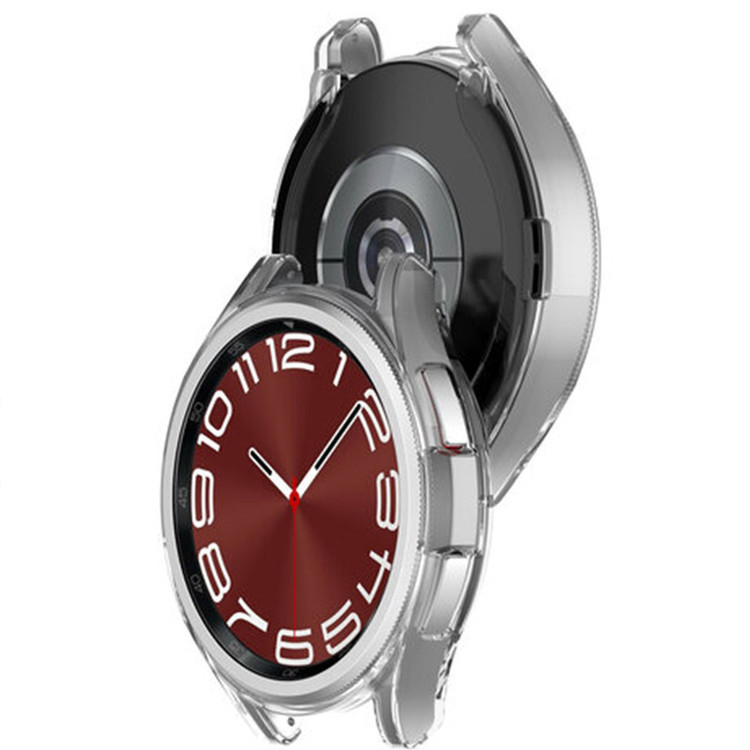 کاور اسپریگ مدل PC Bump مناسب برای ساعت هوشمند سامسونگ Galaxy Watch 6 Classic 47mm به همراه محافظ صفحه نمایش