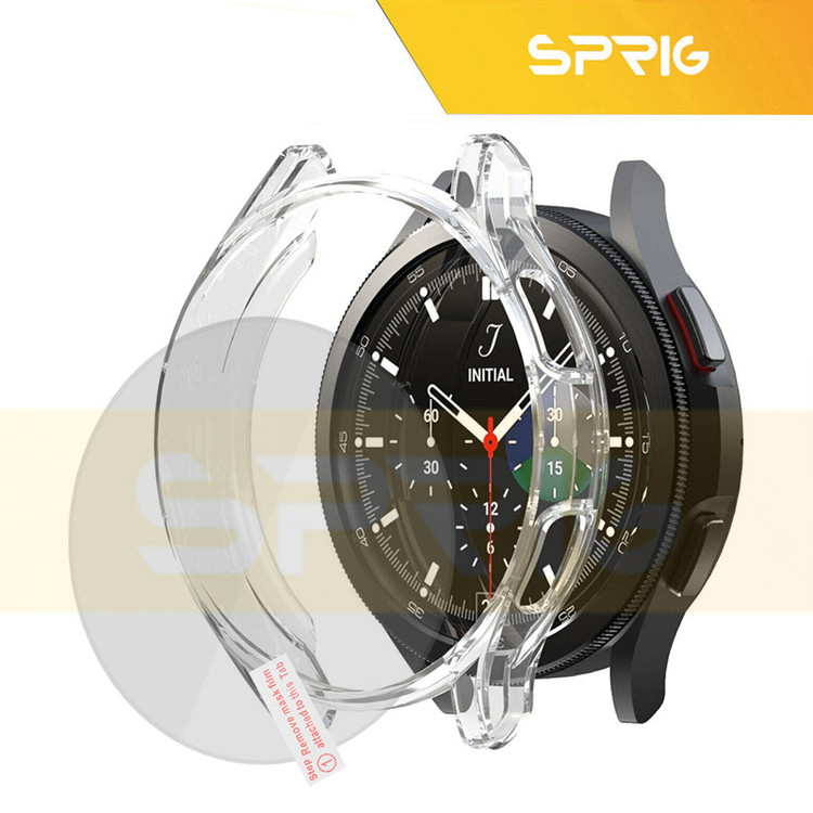 کاور مناسب برای ساعت هوشمند سامسونگ Galaxy Watch 4 Classic 46mm به همراه محافظ صفحه نمایش