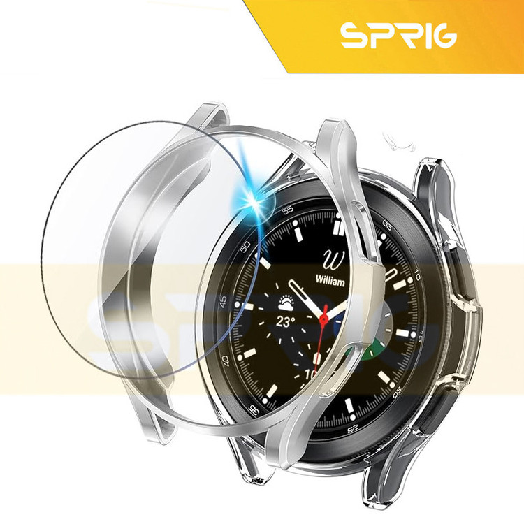 کاور مناسب برای ساعت هوشمند سامسونگ Galaxy Watch 4 Classic 46mm به همراه محافظ صفحه نمایش