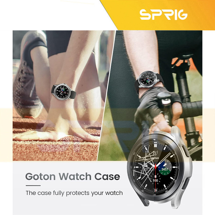 کاور مناسب برای ساعت هوشمند سامسونگ Galaxy Watch 4 Classic 46mm به همراه محافظ صفحه نمایش