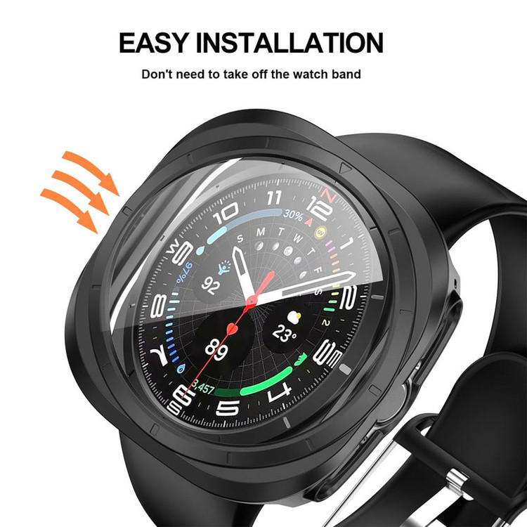 کاور مناسب برای ساعت هوشمند سامسونگ Galaxy Watch Ultra 47mm به همراه محافظ صفحه نمایش