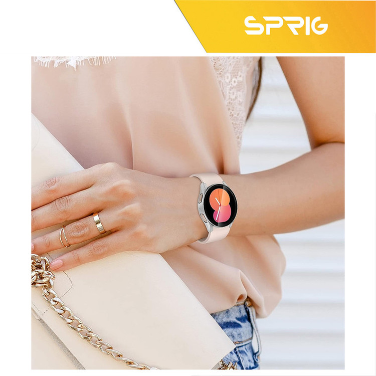 کاور اسپریگ مدل Hard Guard مناسب برای ساعت هوشمند سامسونگ Galaxy Watch 4 40mm به همراه محافظ صفحه نمایش