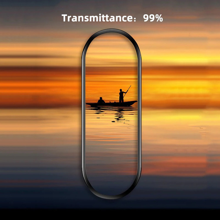محافظ صفحه نمایش بادیگارد مدل PMMA مناسب برای ساعت هوشمند شیائومی Mi Band 7 بسته 2 عددی