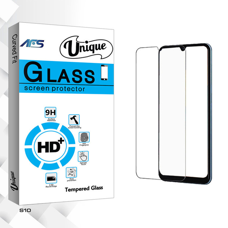 محافظ صفحه نمایش شیشه ای ای اف اس مدل Unique Glass مناسب برای گوشی موبایل جی پلاس S10