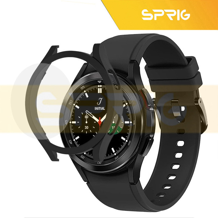 کاور اسپریگ مدل PC Bump مناسب برای ساعت هوشمند سامسونگ Galaxy Watch 4 Classic 46mm به همراه محافظ صفحه نمایش
