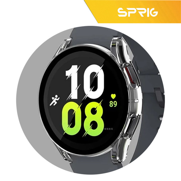 کاور اسپریگ مدل SPG Case مناسب برای ساعت هوشمند سامسونگ Galaxy Watch 4 40mm به همراه محافظ صفحه نمایش
