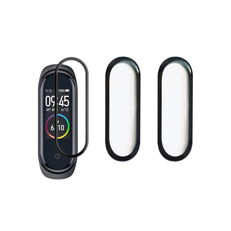 محافظ صفحه نمایش مدل MB-55 مناسب برای مچ بند هوشمند شیائومی Mi Band 5 بسته 3 عددی