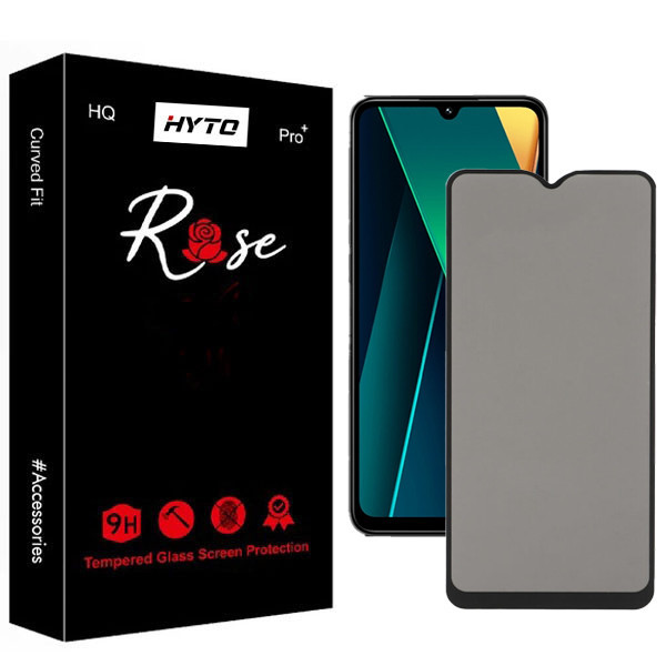 محافظ صفحه نمایش حریم شخصی هیتو مدل Rose Privacy Guard مناسب برای گوشی موبایل شیائومی redmi 14c
