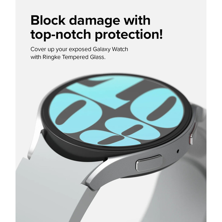 محافظ صفحه نمایش شیشه ای بادیگارد مدل GW مناسب برای ساعت هوشمند سامسونگ Galaxy Watch 6 40mm