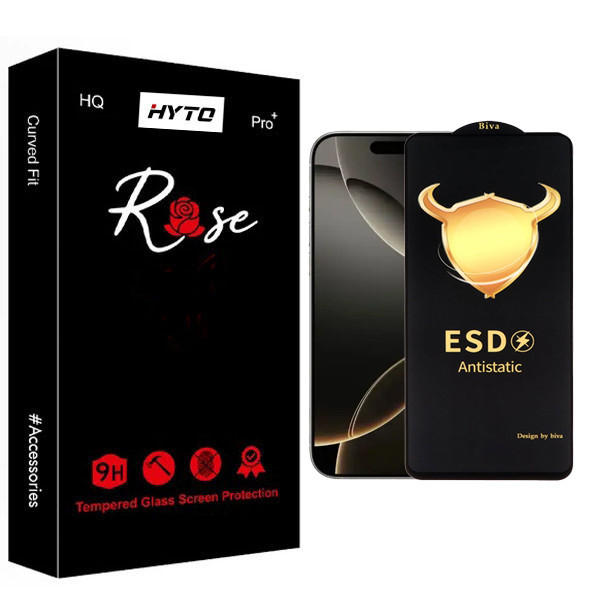 محافظ صفحه نمایش هیتو مدل Rose Biva Antistatic Guard مناسب برای گوشی موبایل اپل iPhone 16 Pro Max