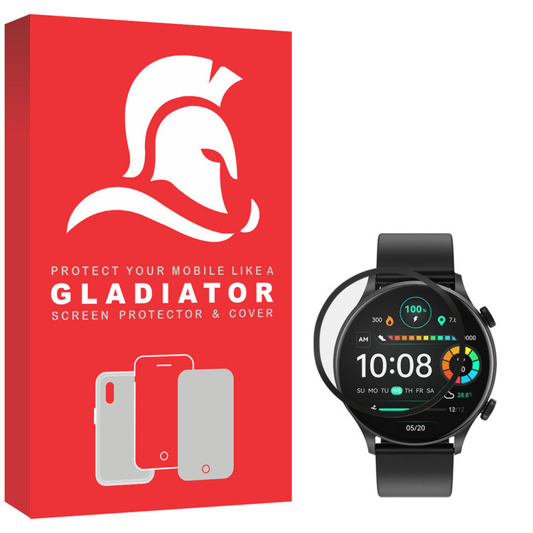 محافظ صفحه نمایش گلادیاتور مدل GWP1000 مناسب برای ساعت هوشمند هایلو Solar Plus