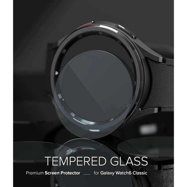 محافظ صفحه نمایش شیشه ای بادیگارد مدل GW مناسب برای ساعت هوشمند سامسونگ Galaxy Watch 6 Classic 47mm