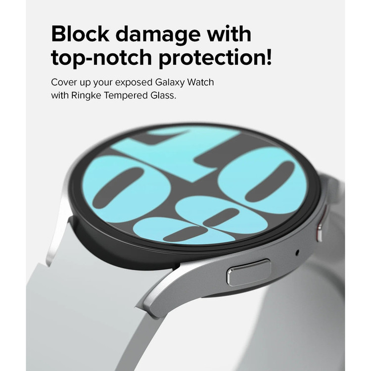 محافظ صفحه نمایش راینو مدل R-Glass مناسب برای مچ بند هوشمند سامسونگ Galaxy Watch 6 40mm