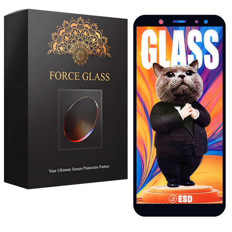 محافظ صفحه نمایش فورس گلس مدل SUPERCAT مناسب برای گوشی موبایل سامسونگ Galaxy A6