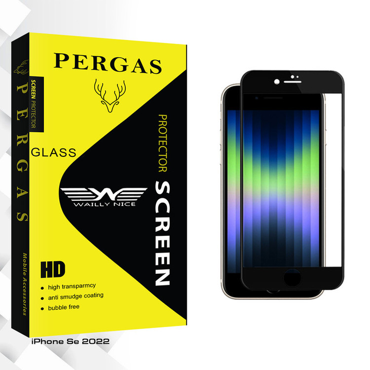 محافظ صفحه نمایش سرامیکی وایلی نایس مدل Pergas Glass NEW مناسب برای گوشی موبایل اپل iPhone Se 2022
