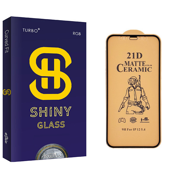 محافظ صفحه نمایش سرامیکی آتوچبو مدل Shiny Glass مناسب برای گوشی موبایل اپل iPhone 12 mini