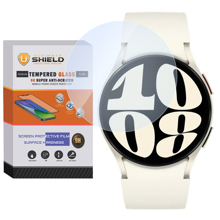 محافظ صفحه نمایش شیشهای آلتیمیت شیلد مدل SH-UL مناسب برای ساعت هوشمند سامسونگ Galaxy watch 6 44mm