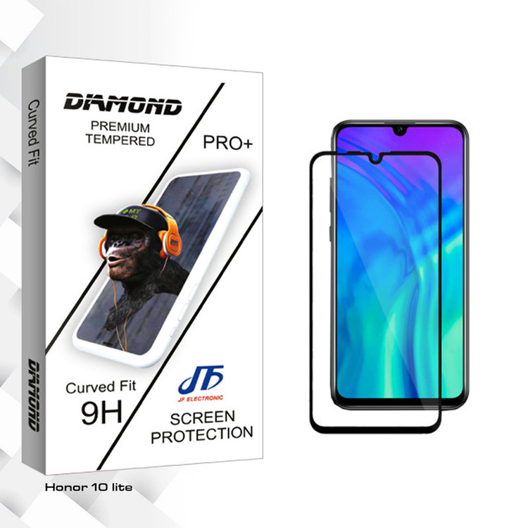محافظ صفحه نمایش سرامیکی جی اف مدل Diamond glass مناسب برای گوشی موبایل آنر 10 lite