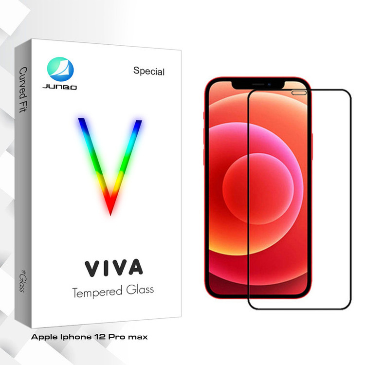 محافظ صفحه نمایش جانبو مدل Viva Glass مناسب برای گوشی موبایل اپل Iphone 12 ProMax