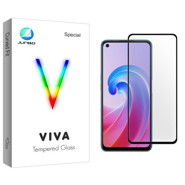 محافظ صفحه نمایش شیشه ای جانبو مدل Viva مناسب برای گوشی موبایل اوپو A96