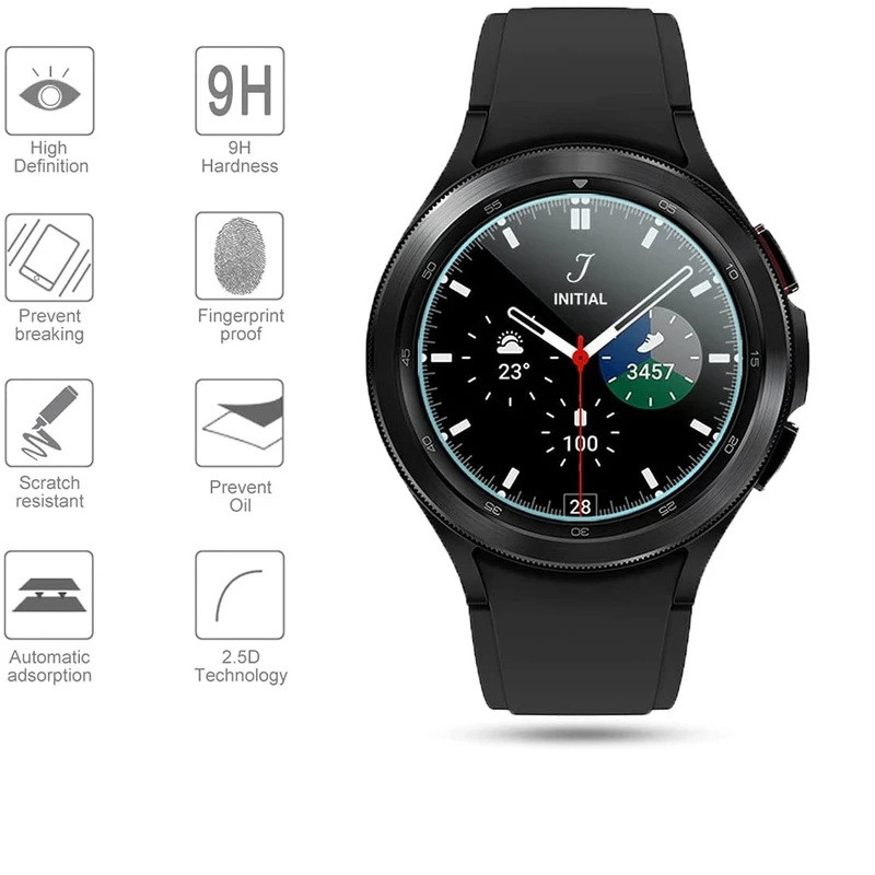 محافظ صفحه نمایش تنکیو مدل Q-Glass مناسب برای ساعت هوشمند سامسونگ Galaxy watch 4 classic 46mm