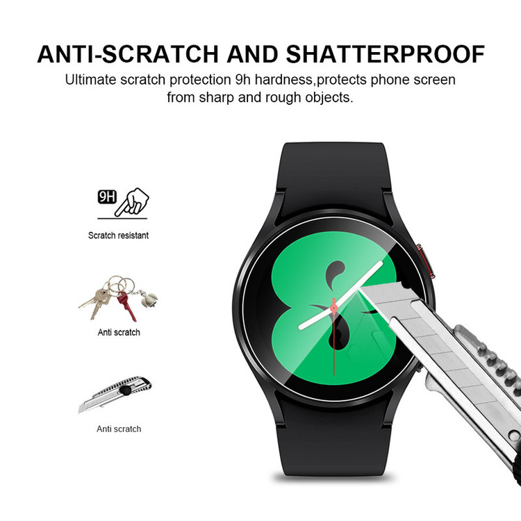 محافظ صفحه نمایش مدل شیشه ای مناسب برای ساعت هوشمند سامسونگ Galaxy watch4 active 44mm
