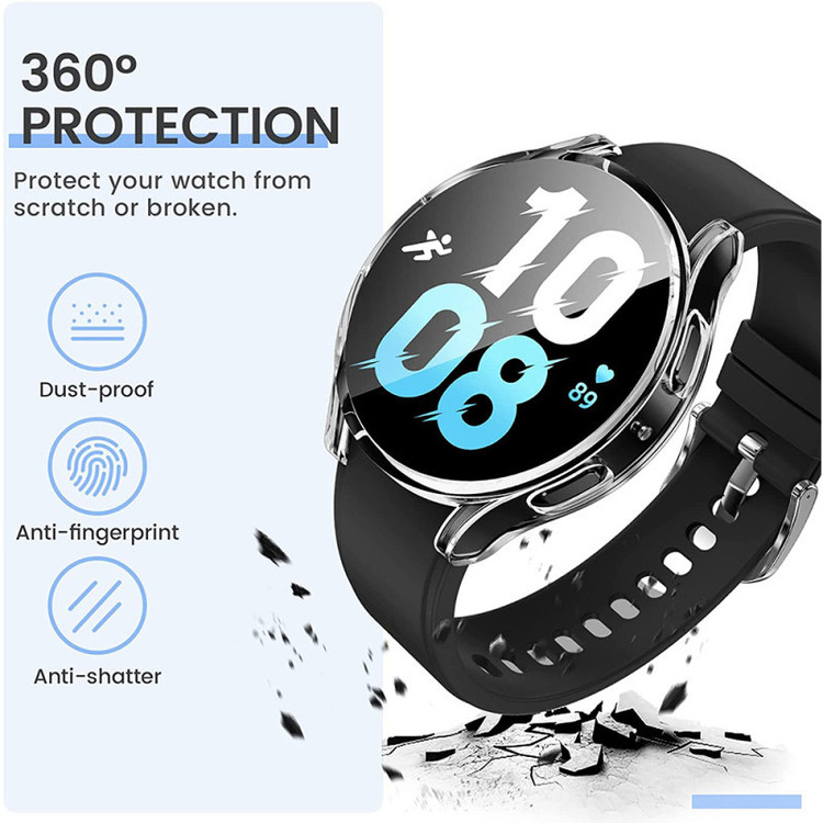 کاور مدل Tempered مناسب برای ساعت هوشمند سامسونگ Galaxy Watch 5 40mm به همراه محافظ صفحه نمایش