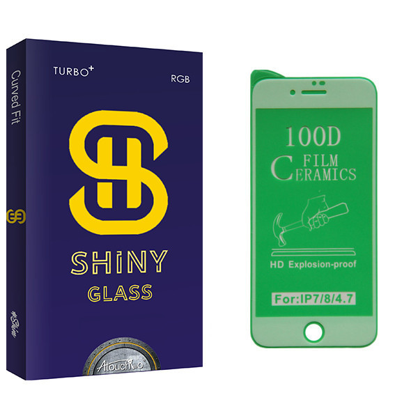 محافظ صفحه نمایش آتوچبو مدل Shiny Glass مناسب برای گوشی موبایل اپل iphone 7 /8