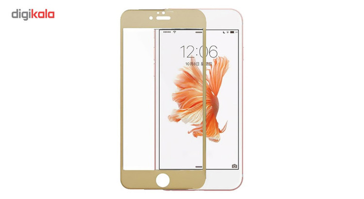 محافظ صفحه نمایش شیشه ای کوالا مدل Full Cover مناسب برای گوشی موبایل اپل آیفون 6/ 6S