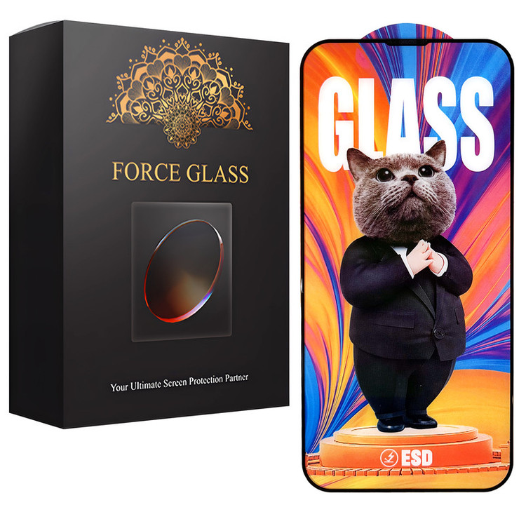 محافظ صفحه نمایش فورس گلس مدل SUPERCAT مناسب برای گوشی موبایل اپل iPhone X