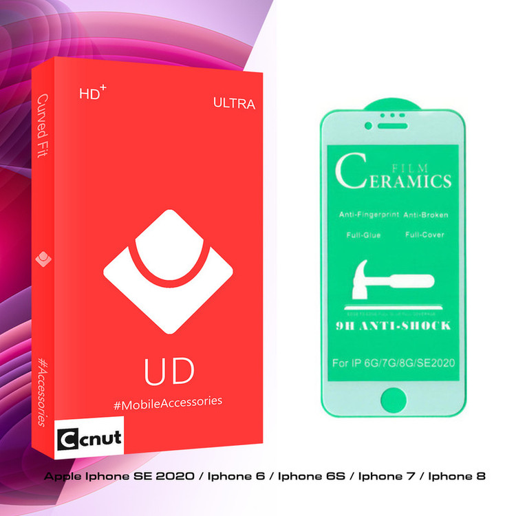 محافظ صفحه نمایش سرامیکی کوکونات مدل UD Glass مناسب برای گوشی موبایل اپل Iphone SE 2020 / 6 / 6S / 7 / 8