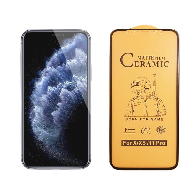 محافظ صفحه نمایش سرامیکی مات گریفین مدل FLCRM GN mo مناسب برای گوشی موبایل اپل iPhone 11 Pro