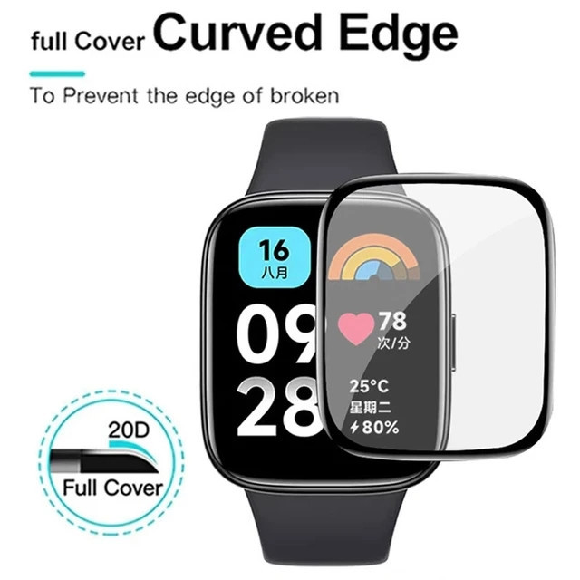 محافظ صفحه نمایش بادیگارد مدل PMMA مناسب برای ساعت هوشمند شیائومی Redmi Watch 3 Active بسته 3 عددی