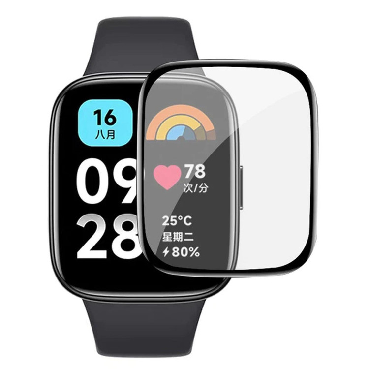 محافظ صفحه نمایش بادیگارد مدل PMMA مناسب برای ساعت هوشمند شیائومی Redmi Watch 3 Active بسته 3 عددی